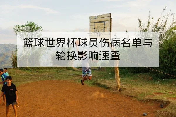 篮球世界杯球员伤病名单与轮换影响速查